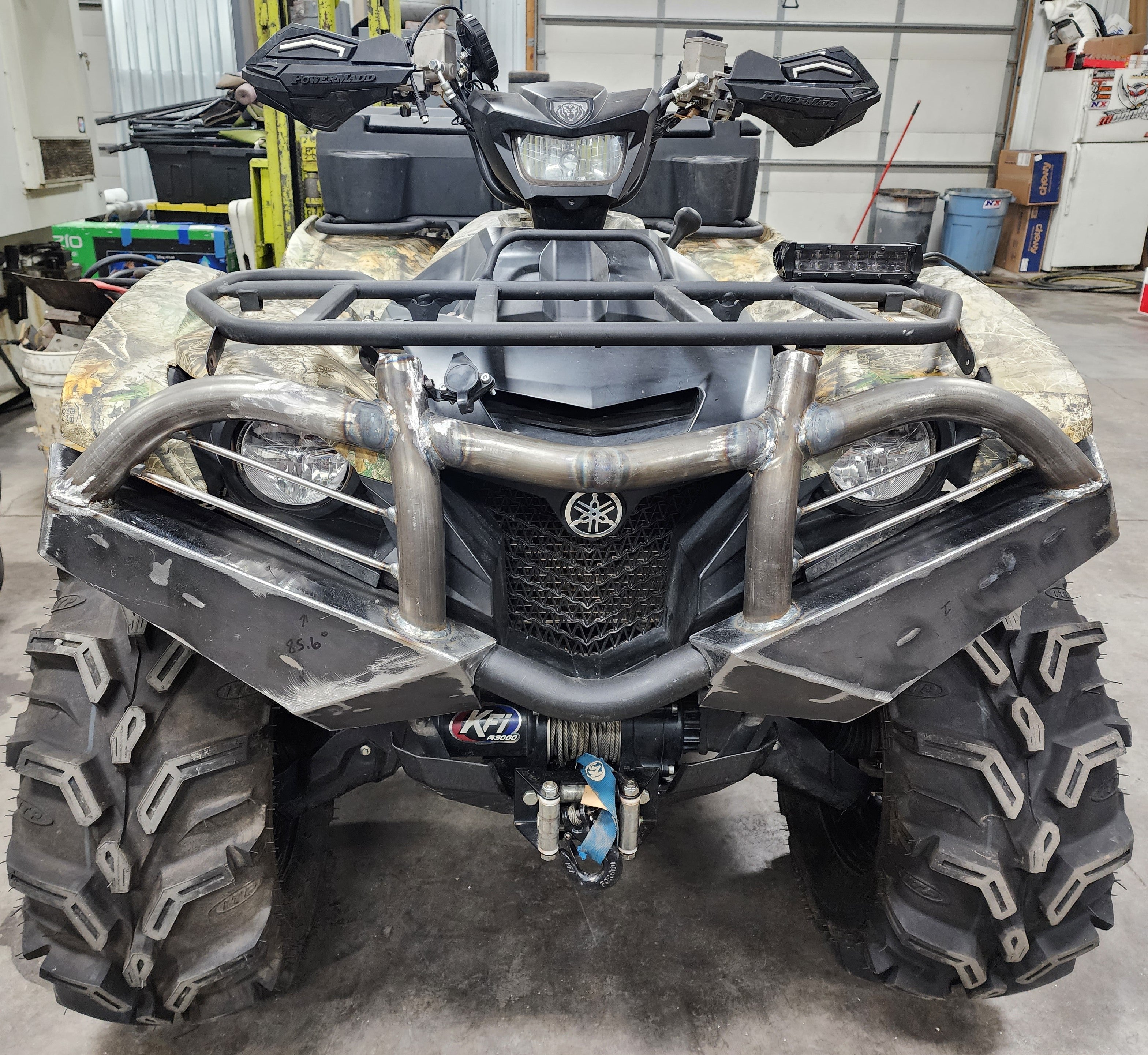 Grizzly 700 ATV Brush Guard - Construit sur commande