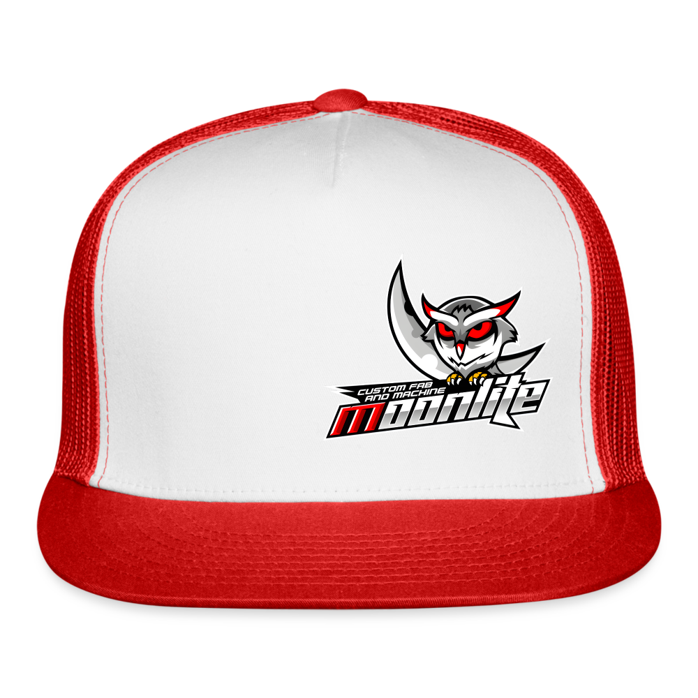 Trucker Cap - white/red