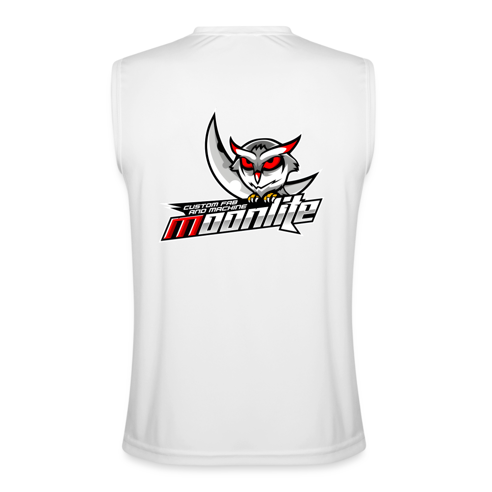 Men’s Performance Sleeveless Shirt - white