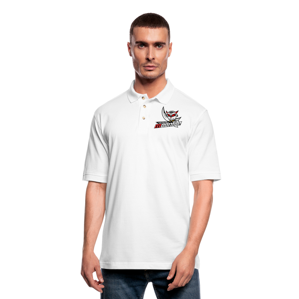 Men's Pique Polo Shirt - white