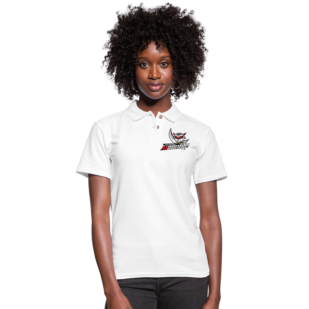Women's Pique Polo Shirt - white