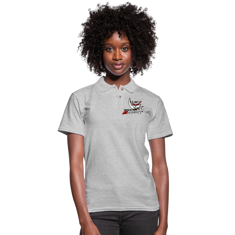 Women's Pique Polo Shirt - heather gray