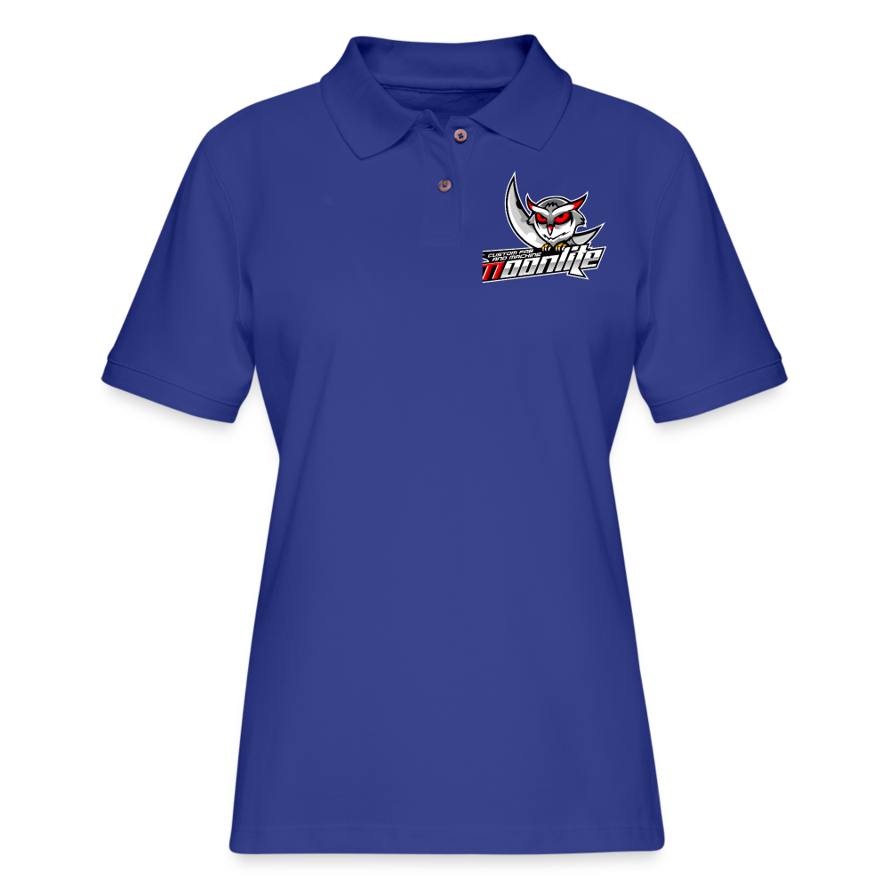 Women's Pique Polo Shirt - royal blue