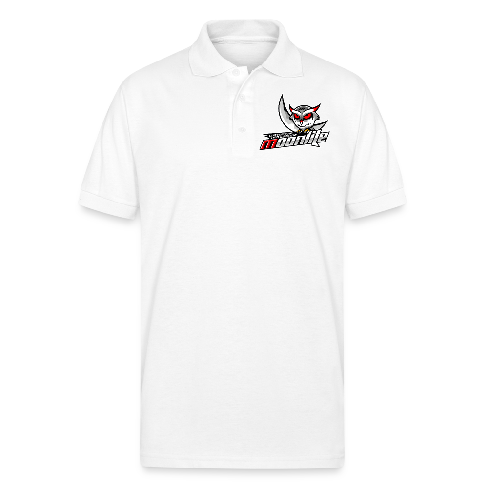Gildan Unisex 50/50 Jersey Polo - white