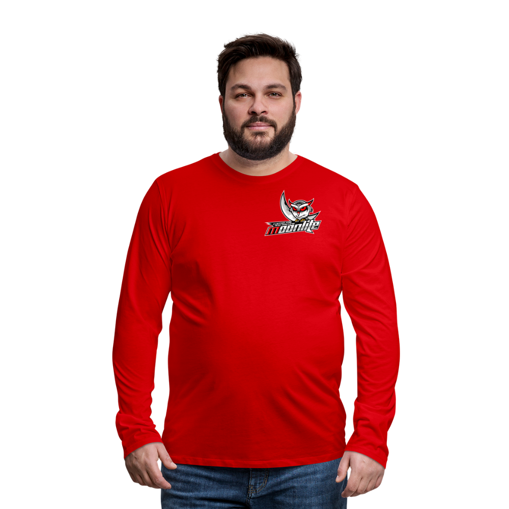 Men's Premium Long Sleeve T-Shirt - red