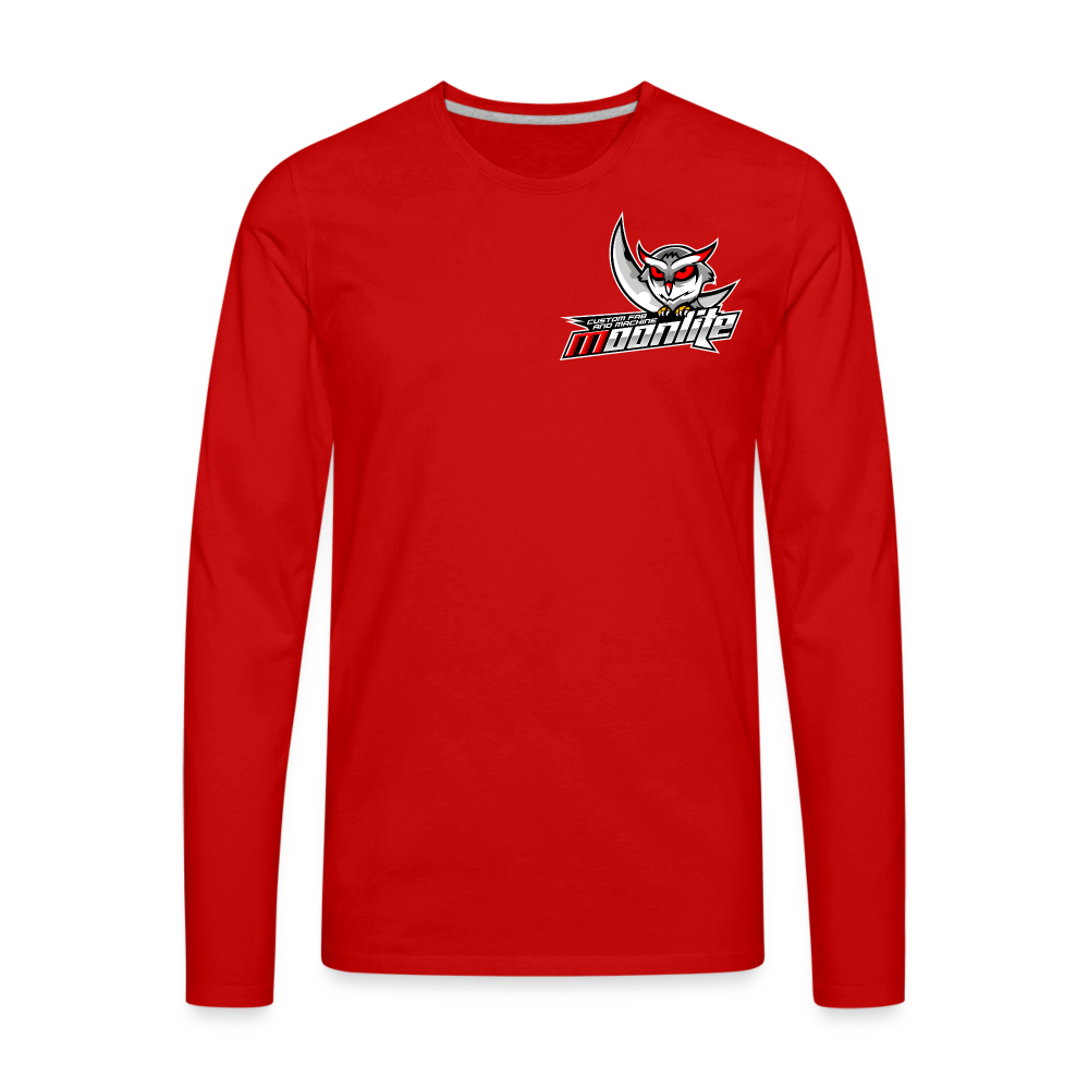 Men's Premium Long Sleeve T-Shirt - red
