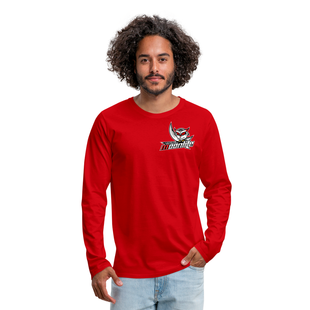 Men's Premium Long Sleeve T-Shirt - red