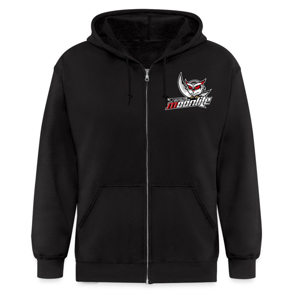 Men's Zip Hoodie - black