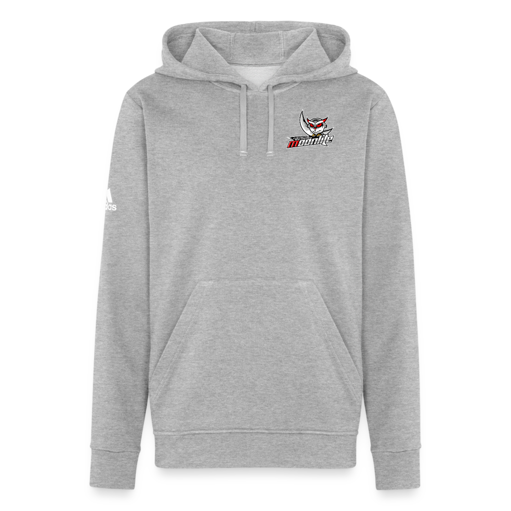 Adidas Unisex Fleece Hoodie - heather gray