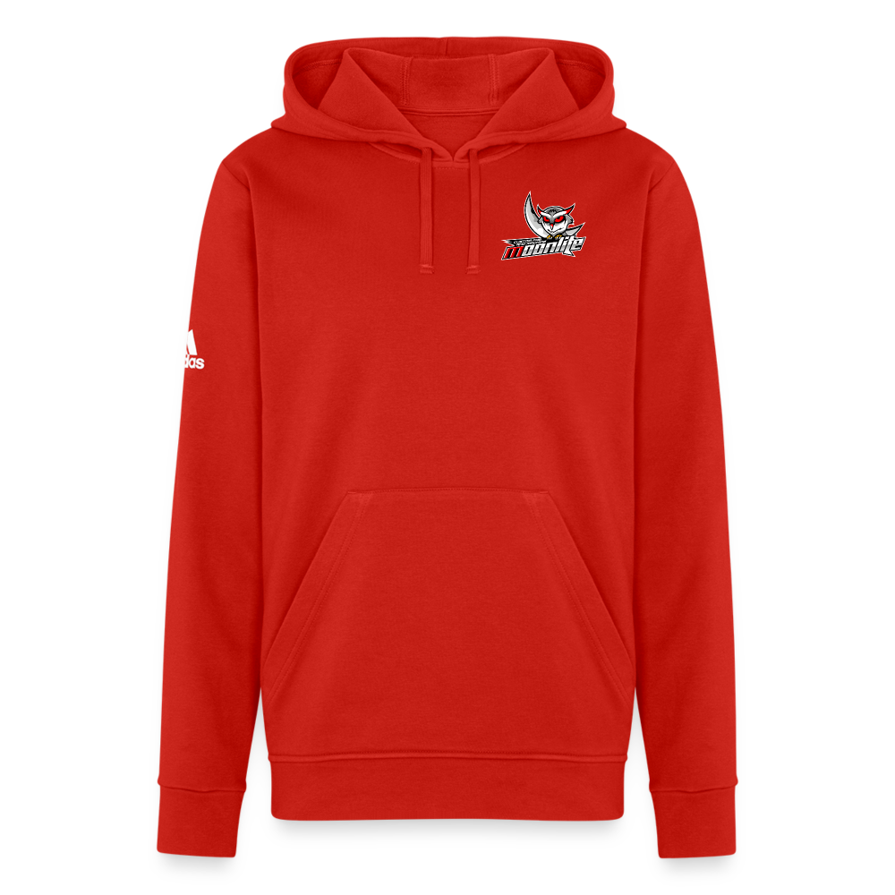 Adidas Unisex Fleece Hoodie - red