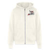 Bella + Canvas Unisex Full Zip Hoodie - vintage white