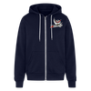 Bella + Canvas Unisex Full Zip Hoodie - navy