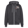 Bella + Canvas Unisex Full Zip Hoodie - charcoal grey