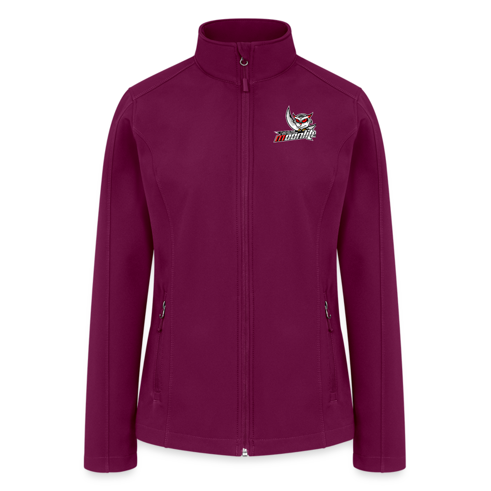 Women’s Soft Shell Jacket - raspberry