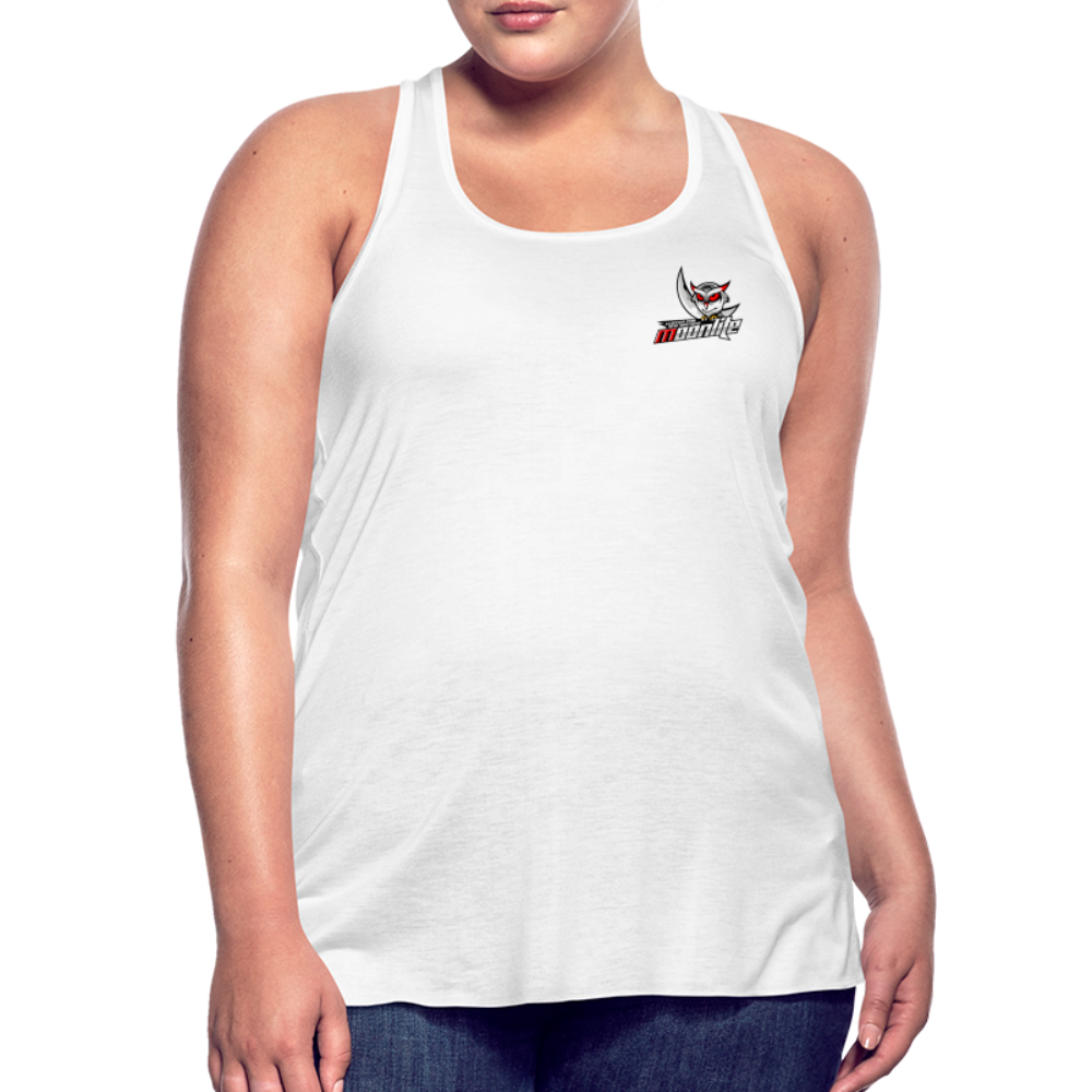 Women's Flowy Tank Top by Bella - white