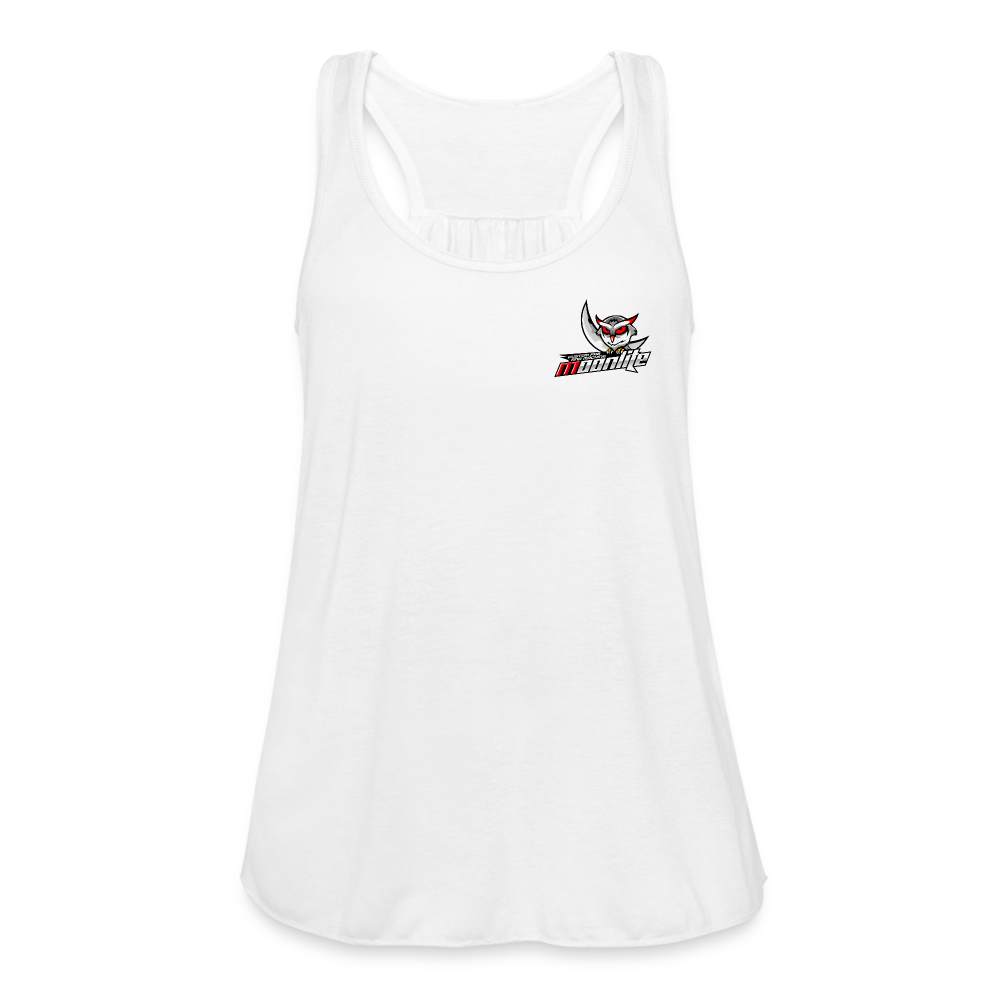Women's Flowy Tank Top by Bella - white