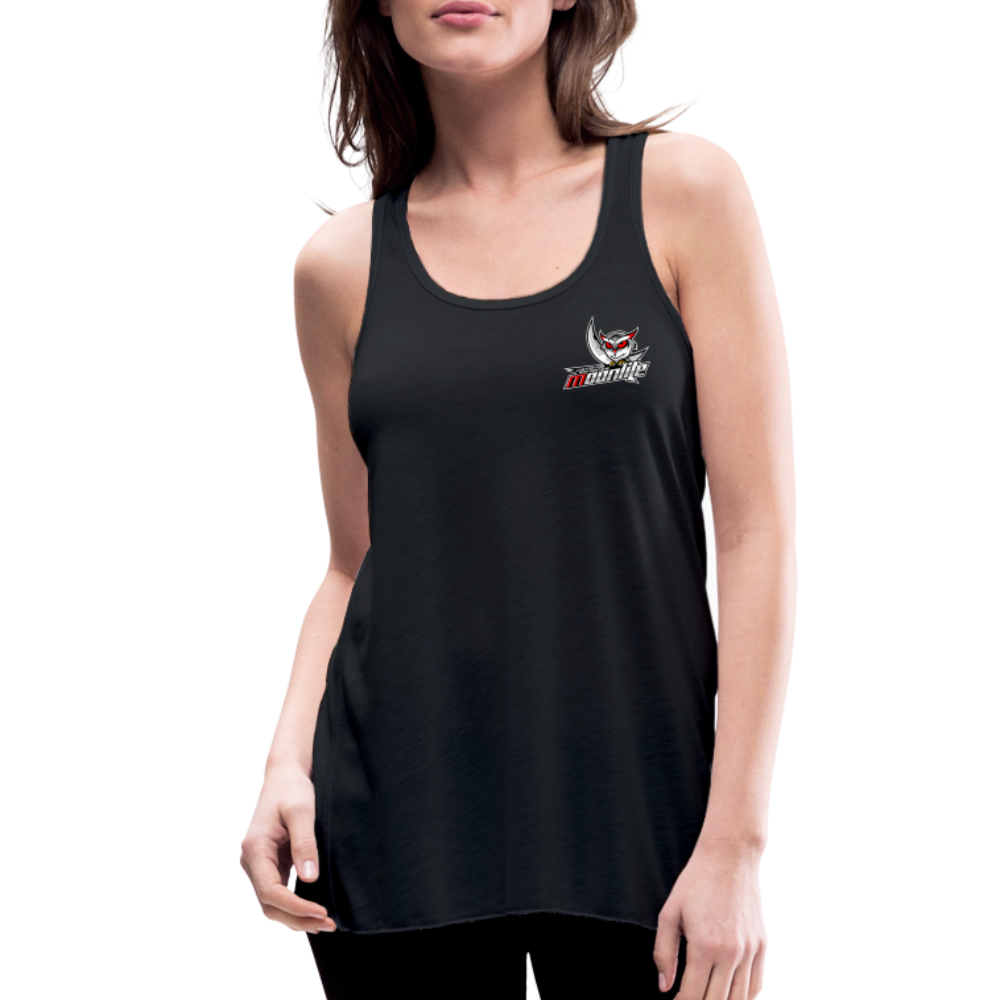 Women's Flowy Tank Top by Bella - black