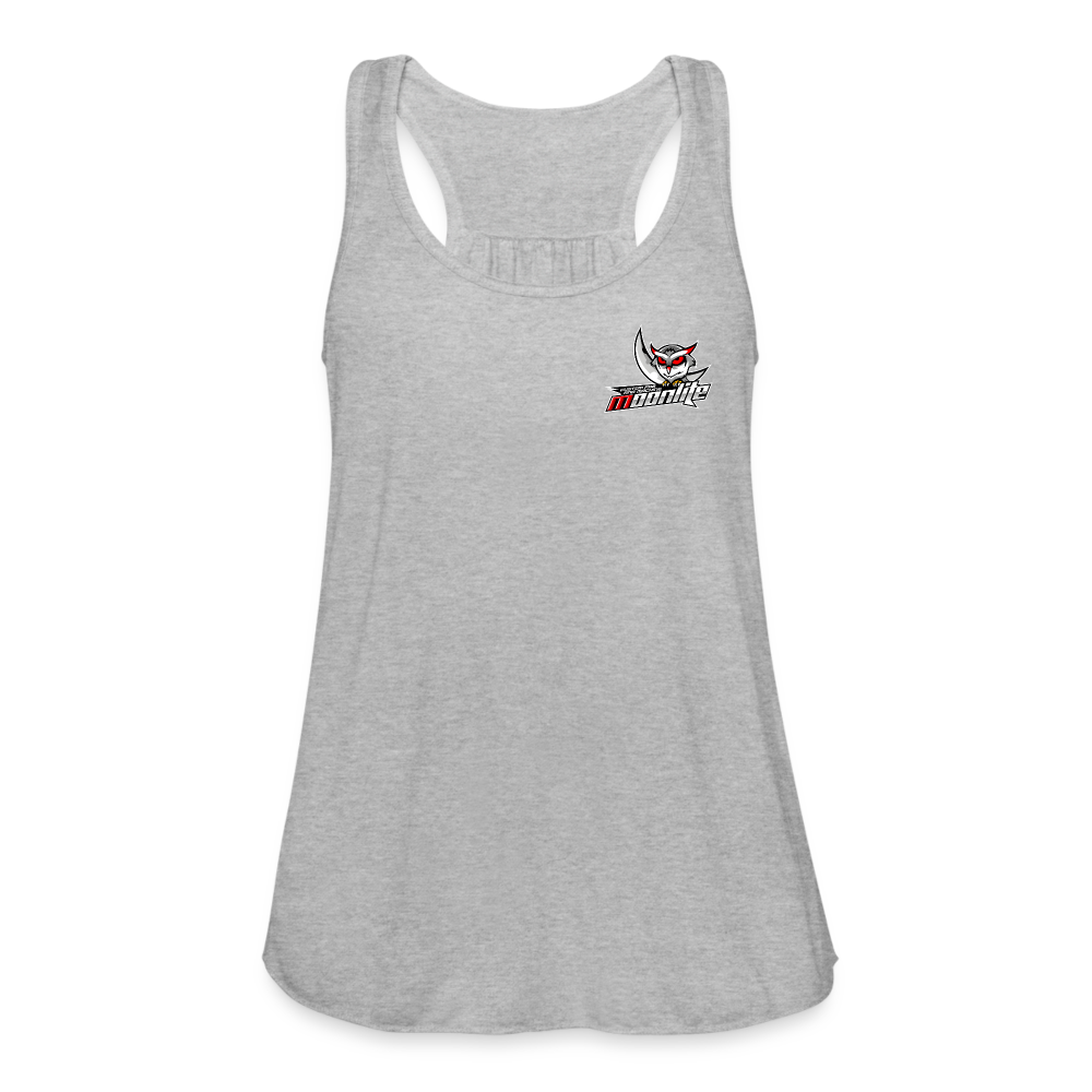 Women's Flowy Tank Top by Bella - heather gray