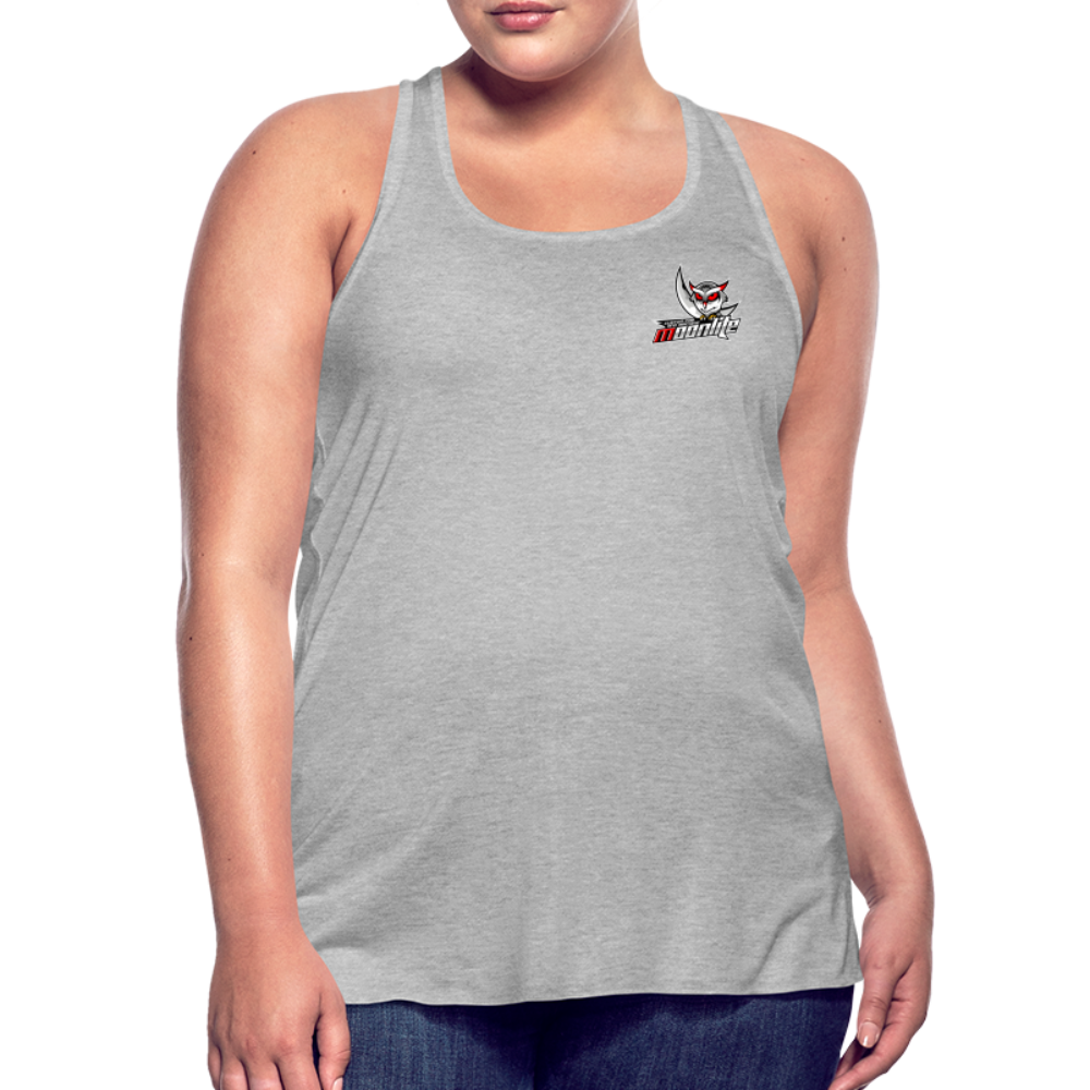Women's Flowy Tank Top by Bella - heather gray