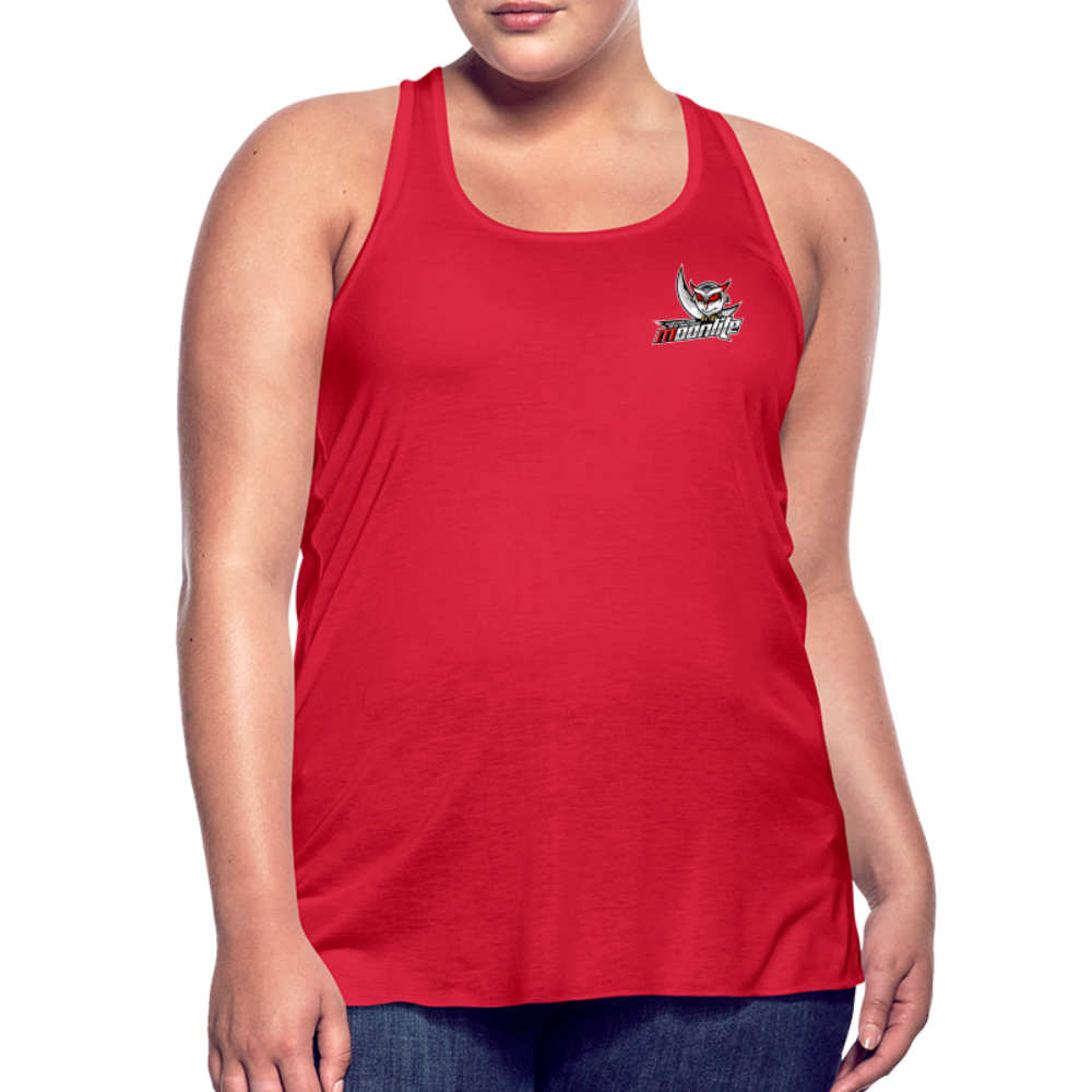 Women's Flowy Tank Top by Bella - red