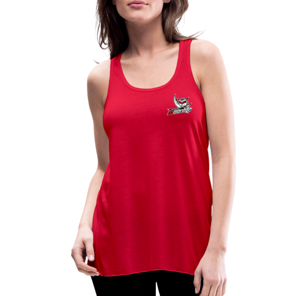 Women's Flowy Tank Top by Bella - red