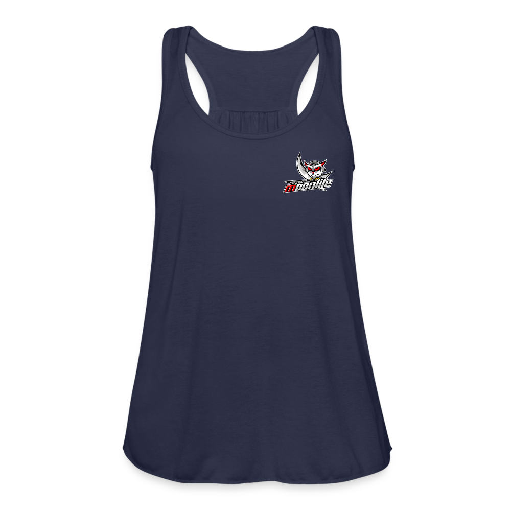 Women's Flowy Tank Top by Bella - navy