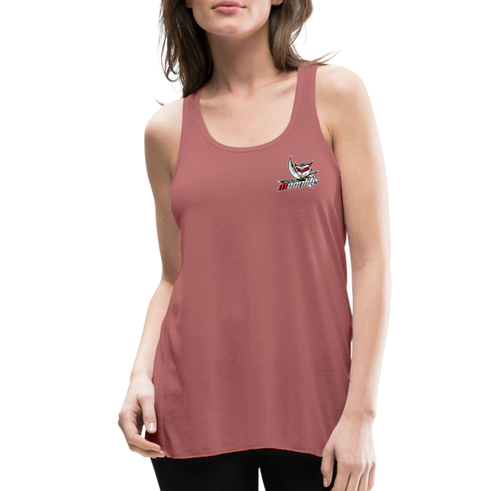 Women's Flowy Tank Top by Bella - mauve