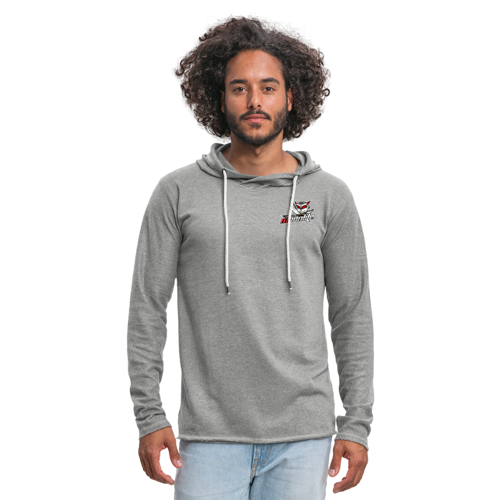 Unisex Lightweight Terry Hoodie - heather gray