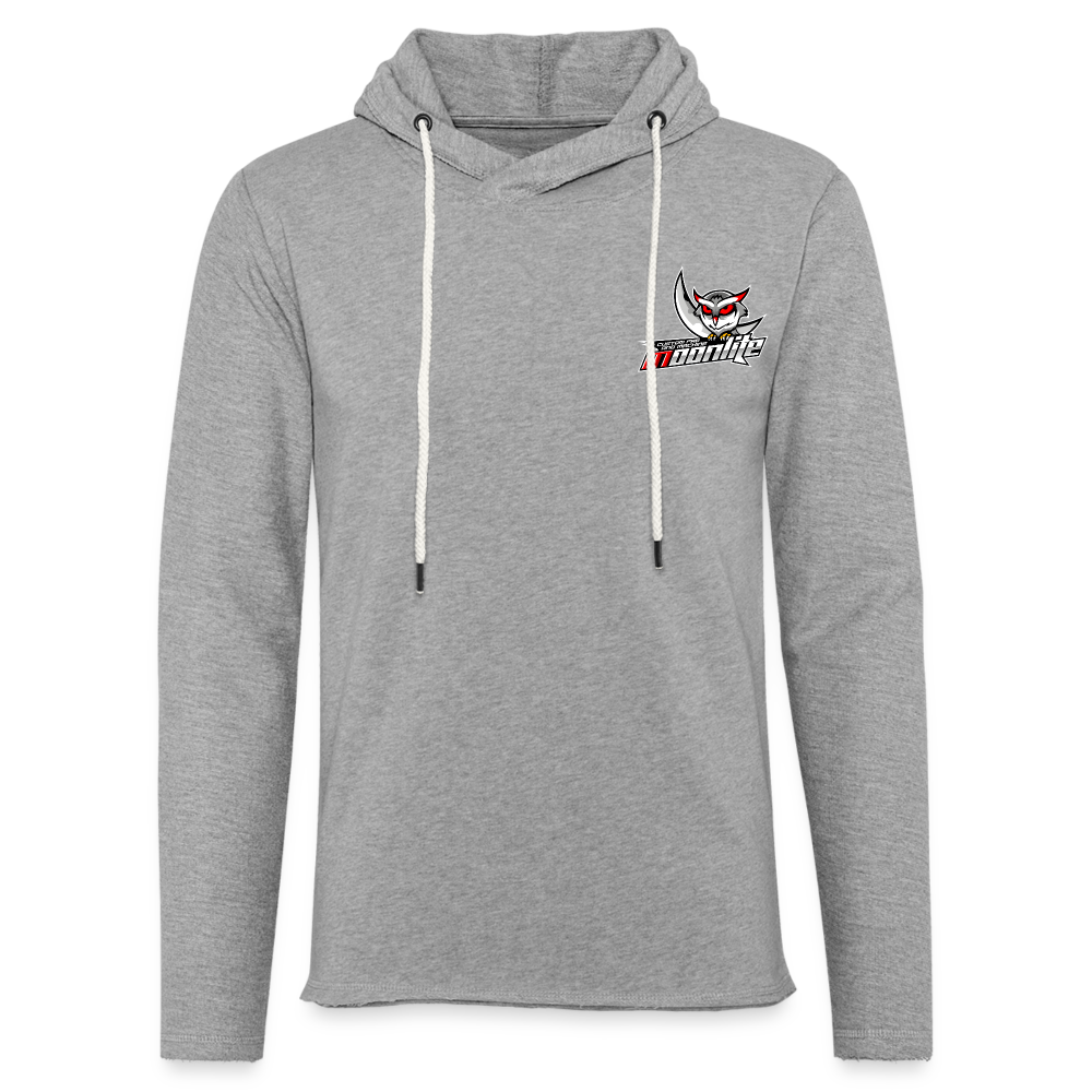 Unisex Lightweight Terry Hoodie - heather gray