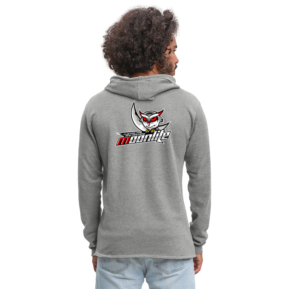 Unisex Lightweight Terry Hoodie - heather gray