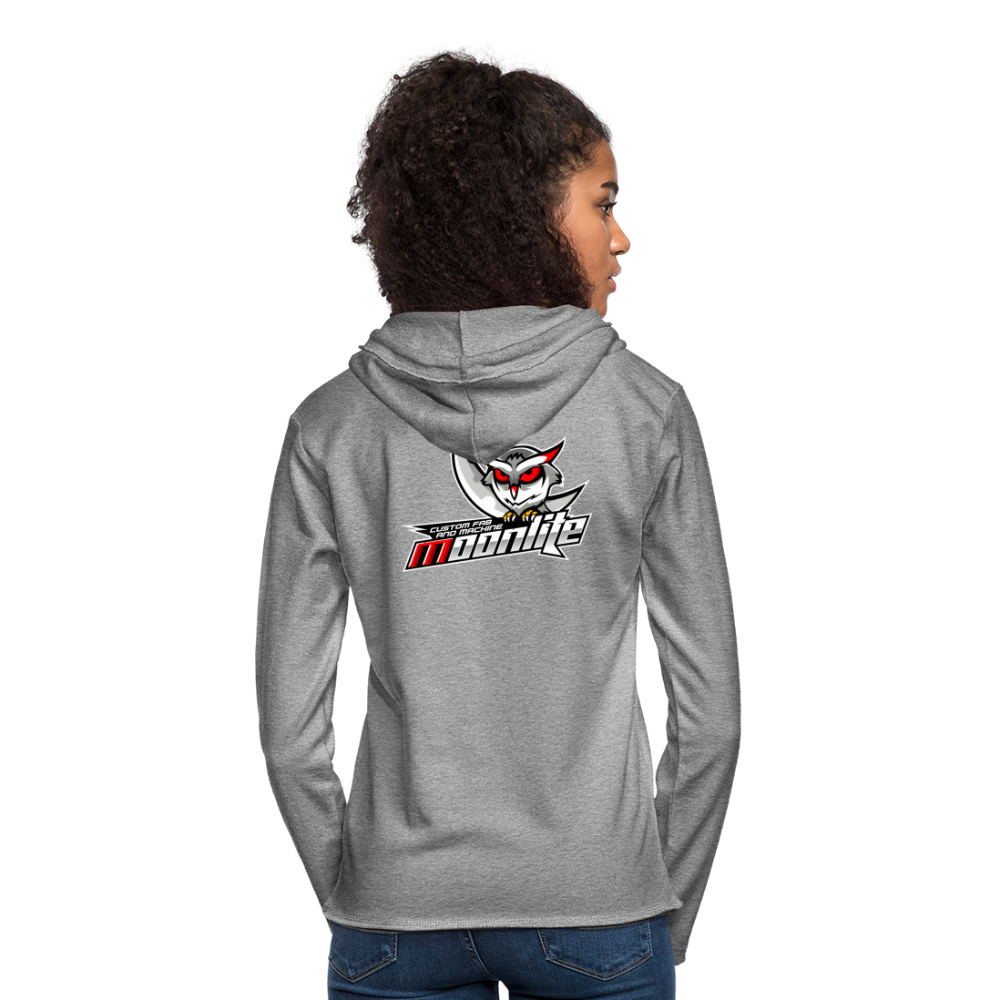 Unisex Lightweight Terry Hoodie - heather gray