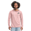 Unisex Lightweight Terry Hoodie - cream heather pink