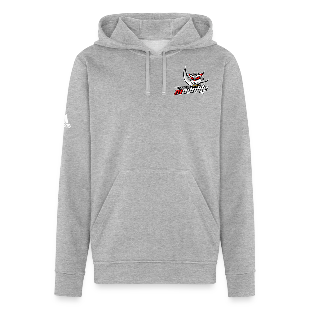 Adidas Unisex Fleece Hoodie - heather gray