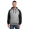 Colorblock Hoodie - heather gray/black