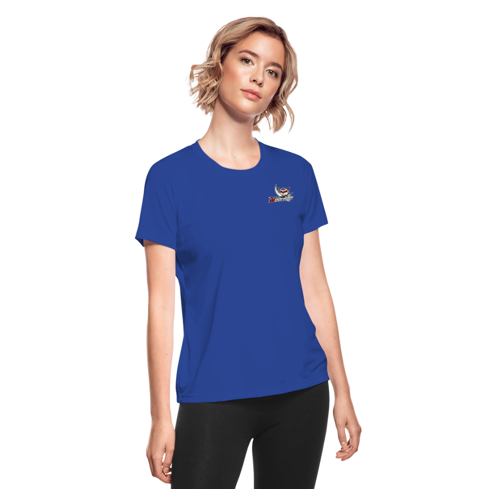 Women's Moisture Wicking Performance T-Shirt - royal blue