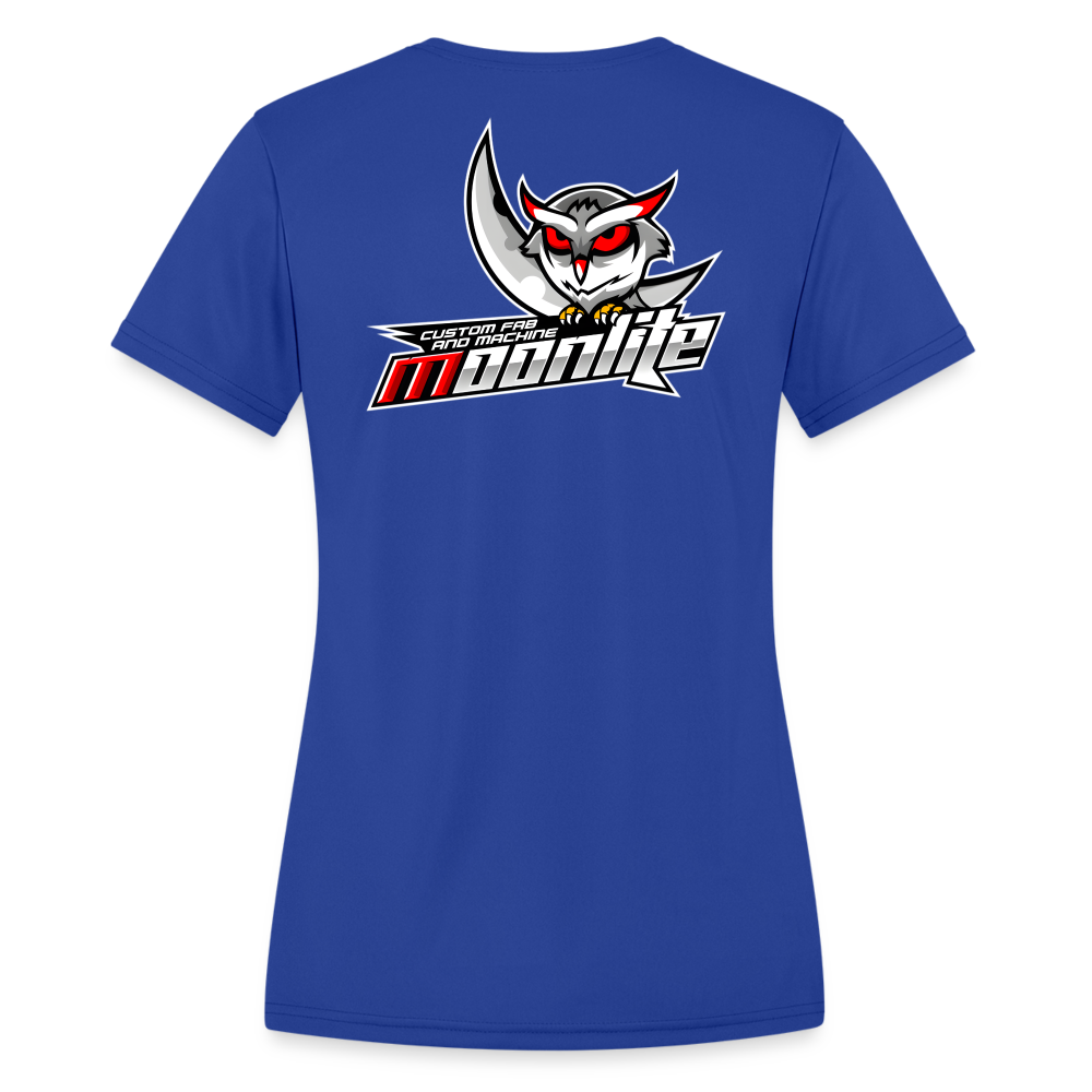 Women's Moisture Wicking Performance T-Shirt - royal blue