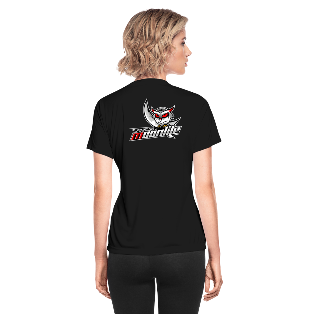 Women's Moisture Wicking Performance T-Shirt - black