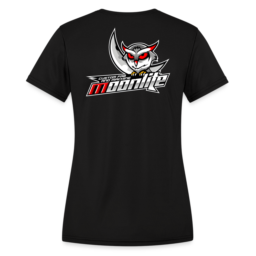 Women's Moisture Wicking Performance T-Shirt - black