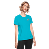 Women's Moisture Wicking Performance T-Shirt - turquoise