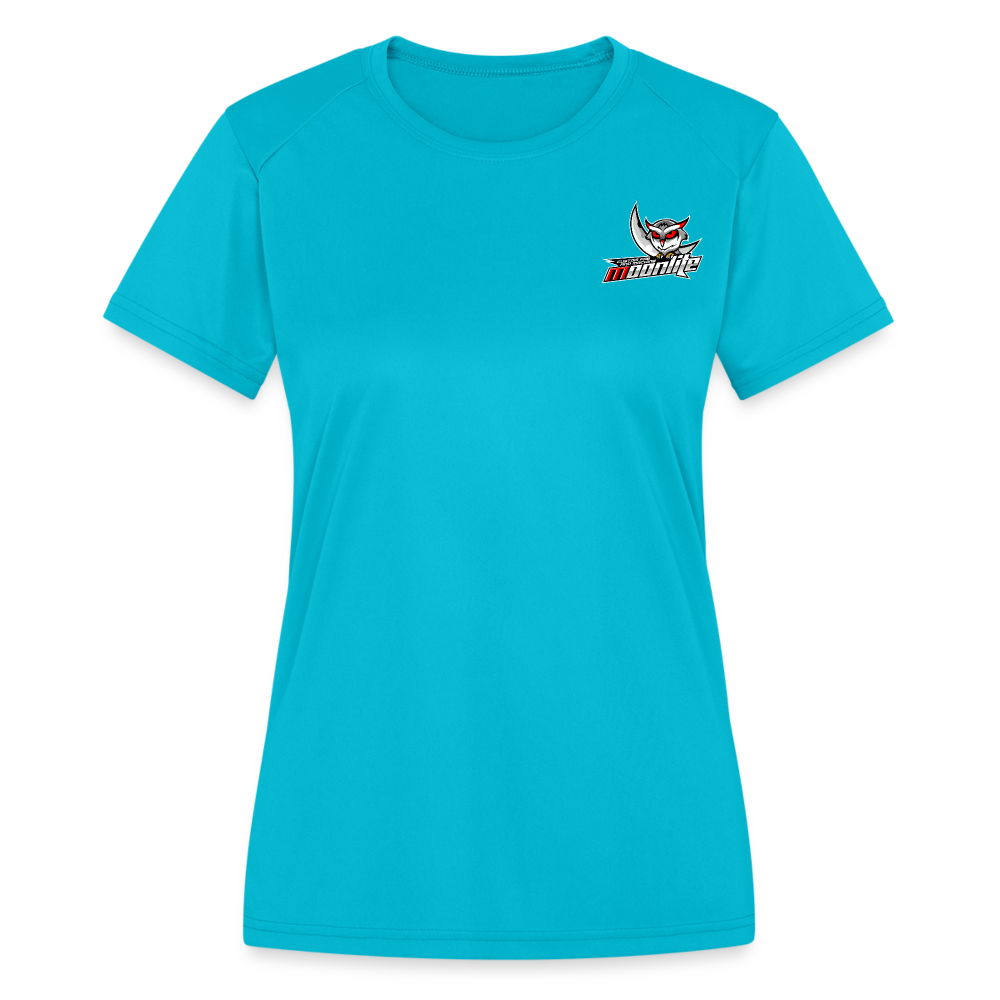 Women's Moisture Wicking Performance T-Shirt - turquoise