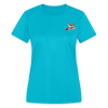 Women's Moisture Wicking Performance T-Shirt - turquoise