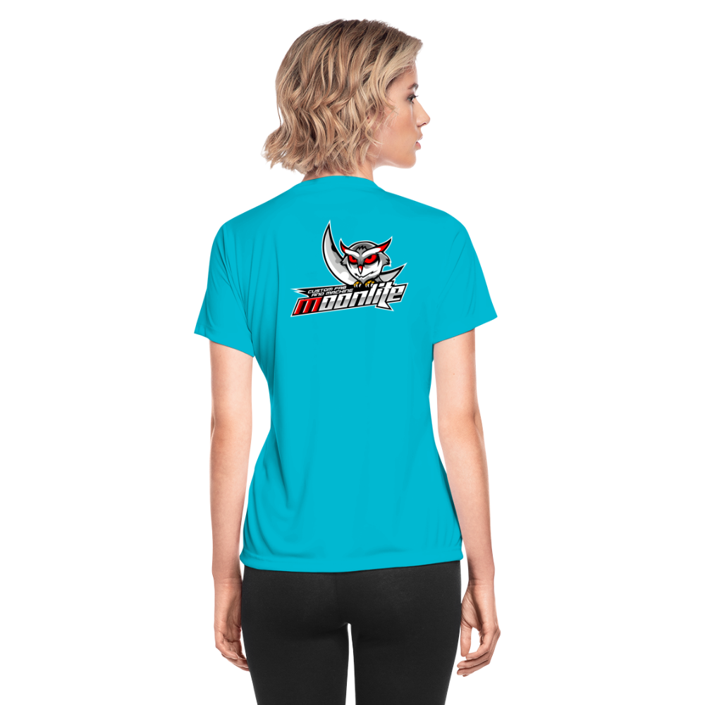 Women's Moisture Wicking Performance T-Shirt - turquoise