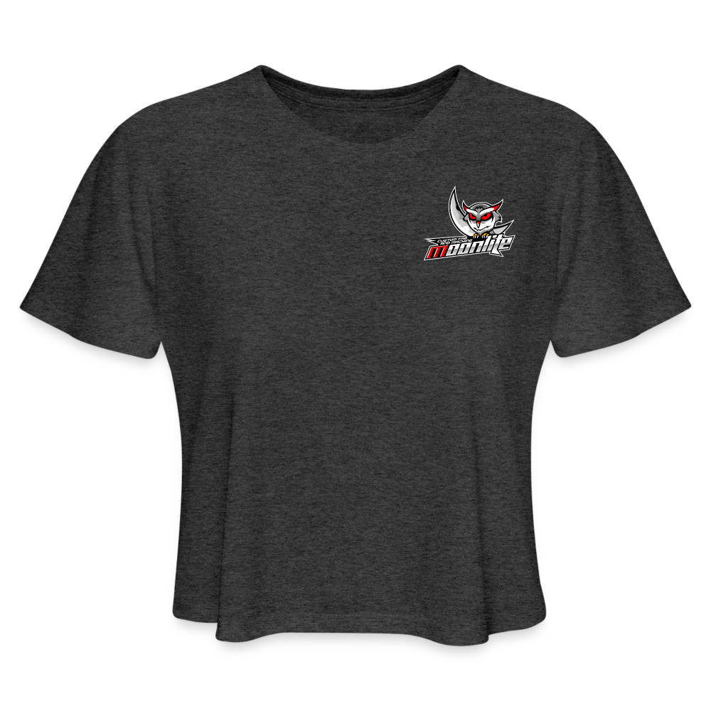 Women's Cropped T-Shirt - deep heather