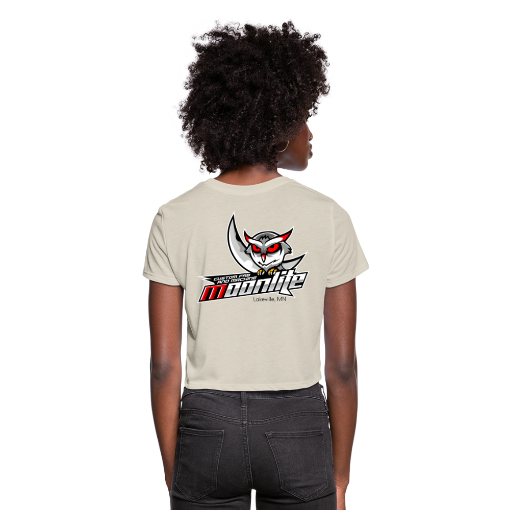 Women's Cropped T-Shirt - dust