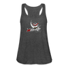 Women's Flowy Tank Top by Bella - deep heather