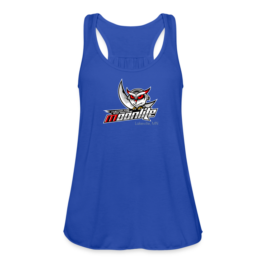 Women's Flowy Tank Top by Bella - royal blue