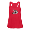 Women's Flowy Tank Top by Bella - red