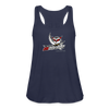 Women's Flowy Tank Top by Bella - navy