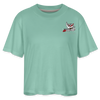 Women's Boxy Tee - saltwater