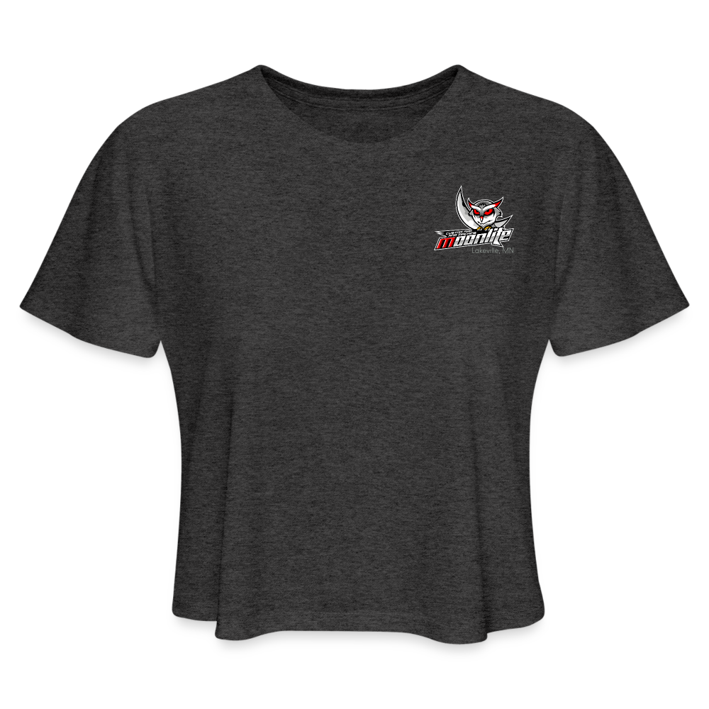 Women's Cropped T-Shirt - deep heather